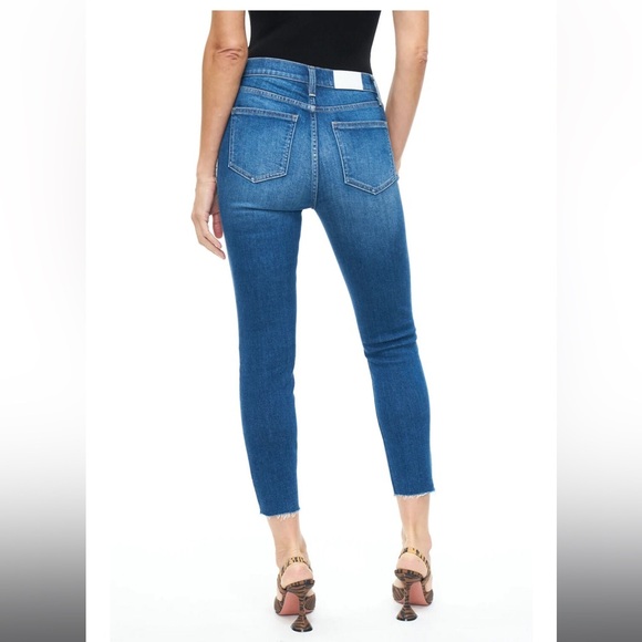 Pistola Aline High Rise Skinny Crop in Catalina - Picture 3 of 4